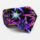 Sterne auf schwarz, Sterne. Krawatte (Gerollt)