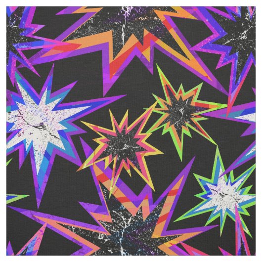 Sterne auf schwarz. stoff (Muster)