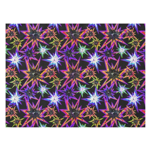 Sterne auf schwarz. tischdecke (Vorderseite (Horizontal))