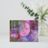 Sterne auf Wasser Postkarte (Stehend Vorderseite)