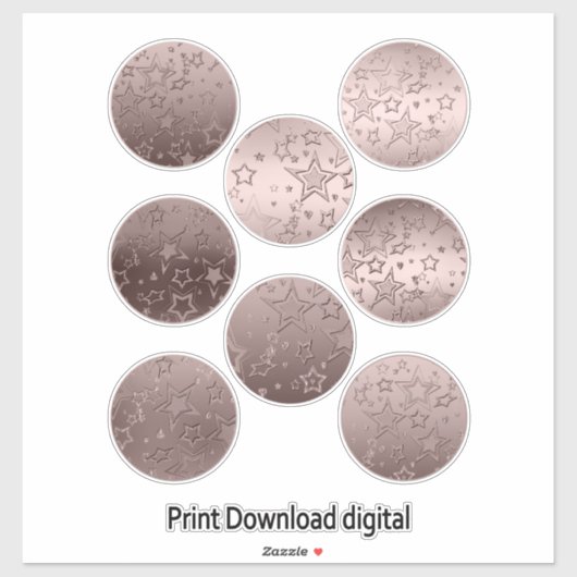 Sterne, Aufkleber, Herz, Hochzeit, Verlobung Aufkleber (Blatt)