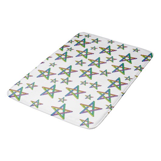 Sterne Badematte (Schrägansicht)