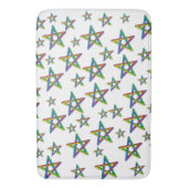 Sterne Badematte (Vorderseite Vertikal)