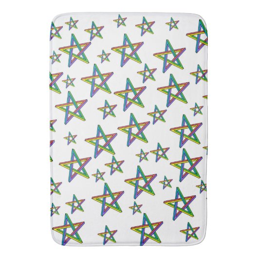 Sterne Badematte (Vorderseite Vertikal)