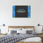 STERNE Bar Bat Mitzvah Sign in Board Leinwanddruck (Insitu (Schlafzimmer))
