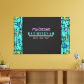 STERNE Bar Bat Mitzvah Sign in Board Leinwanddruck (Insitu (Wohnzimmer))