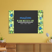 STERNE Bar Bat Mitzvah Sign in Board Leinwanddruck (Insitu (Wohnzimmer))