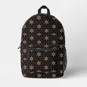 Sterne Bedruckter Rucksack (Vorderseite)
