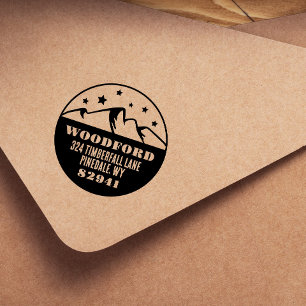 Sterne & Bergtouren Rustikal Permastempel