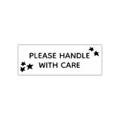 Sterne bitte mit Sorgfalt handhaben Kleinunternehm Permastempel (Design)