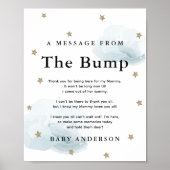 Sterne & blaue Wolken - eine Botschaft aus der Kri Poster (Vorne)