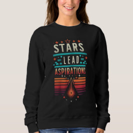 Sterne Bleibesinnung Sweatshirt