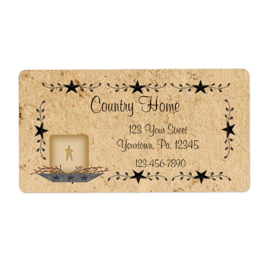 Sterne-Border-Candle (Vorne)