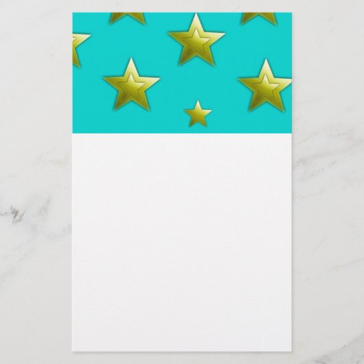 Sterne Briefpapier (Vorderseite)