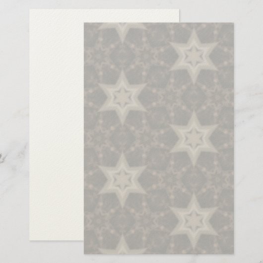 Sterne Briefpapier (Vorne/Hinten)