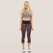Sterne Capri Leggings (Vorderseite)