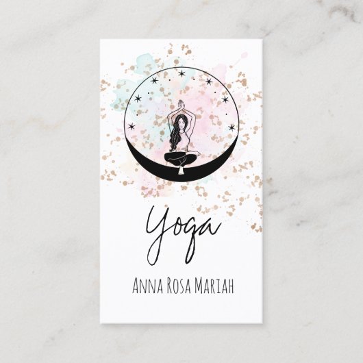 *~* Sterne Celestial AP33 Rainbow Spiritual Chakra Visitenkarte (Vorderseite)