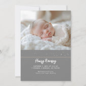 Sterne Celestial Niedlich Gray Neugeborene Fotos G Ankündigung (Rückseite)