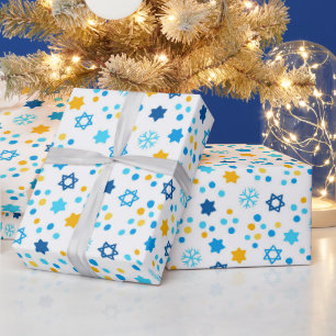 Sterne Davids Geschenkpapier