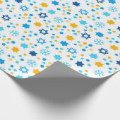 Sterne Davids Geschenkpapier (Ecke)