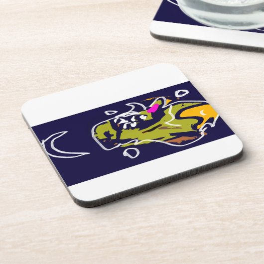 Sterne der Badeanstalt Getränkeuntersetzer (Linke Seite)