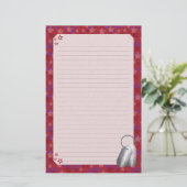 Sterne der Erkennungsmarke-N Briefpapier (Stehend Vorderseite)
