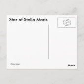 Sterne der Postkarte Stella Maris (Rückseite)