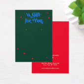 Sterne der Weihnachtserscheinungskarte (Schreibtisch)