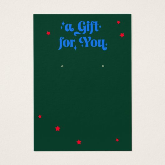 Sterne der Weihnachtserscheinungskarte (Vorderseite)