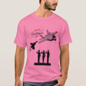Sterne des Opfers pink T-Shirt (Vorderseite)
