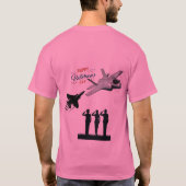 Sterne des Opfers pink T-Shirt (Rückseite)