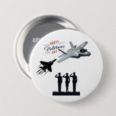 Sterne des weißen Opfers Button (Vorne & Hinten)