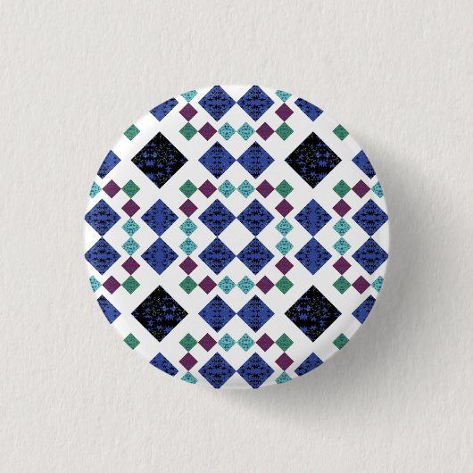 Sterne Diamanten Button (Vorderseite)