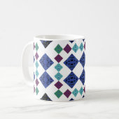 Sterne Diamanten Kaffeetasse (Vorderseite Links)