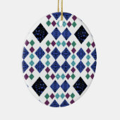 Sterne Diamanten Keramik Ornament (Rechts)