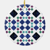 Sterne Diamanten Keramik Ornament (Hinten)