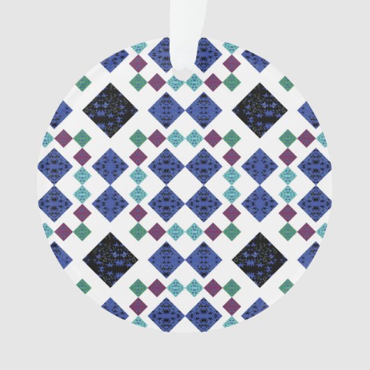 Sterne Diamanten Ornament (Vorderseite)