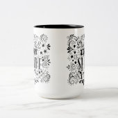 Sterne, die sie für Sie glänzen Zweifarbige Tasse (Mittel)