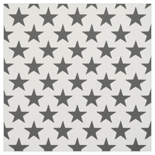 Sterne dunkelgrau halbe Perle Stoff (Muster)
