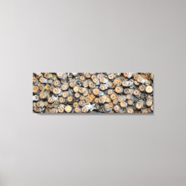 Sterne entlang der Rio Grande Cotton Wood Trees Ta Leinwanddruck