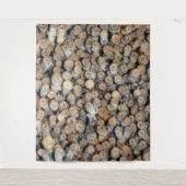 Sterne entlang der Rio Grande Cotton Wood Trees Ta Wandteppich (Vorderseite)