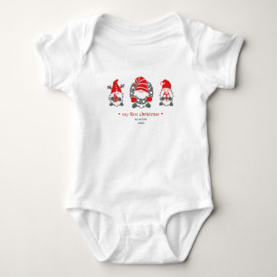 Sterne Erster Weihnachtskalender Baby Strampler