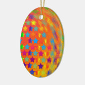 Sterne explodierte OVAL ORNAMENT (Links)