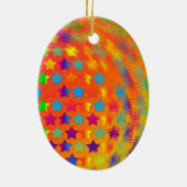 Sterne explodierte OVAL ORNAMENT (Hinten)