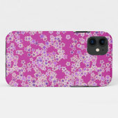 Sterne, Farbtöne gegen Magenta Case-Mate iPhone Hülle (Rückseite (Horizontal))