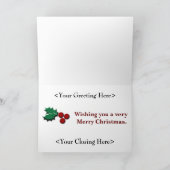 Sterne Feiertagskarte (Innenseite)