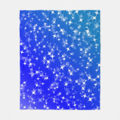 Sterne Fleece-Decke Fleecedecke (Vorderseite)