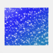 Sterne Fleecedecke (Vorderseite (Horizontal))