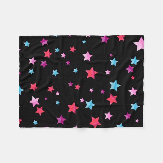 Sterne Fleecedecke (Vorderseite (Horizontal))
