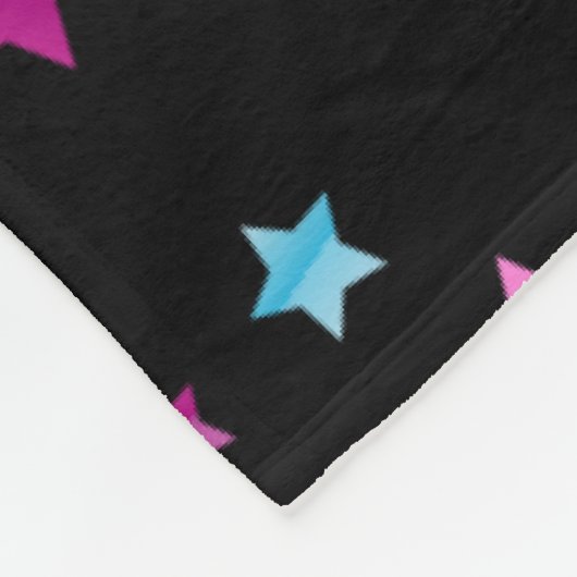 Sterne Fleecedecke (Ecke)